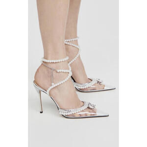 MACH & MACH Diamond of Elizabeth Heel, SZ US 6, IT 36.5, $1250, Worn,Flawed, S36